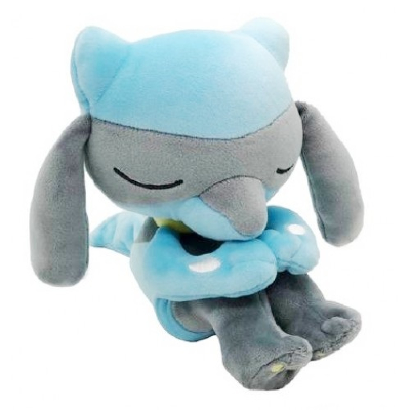 Officiële Pokemon knuffel Riolu sleeping friends  +/- 22cm (lang) Takara tomy